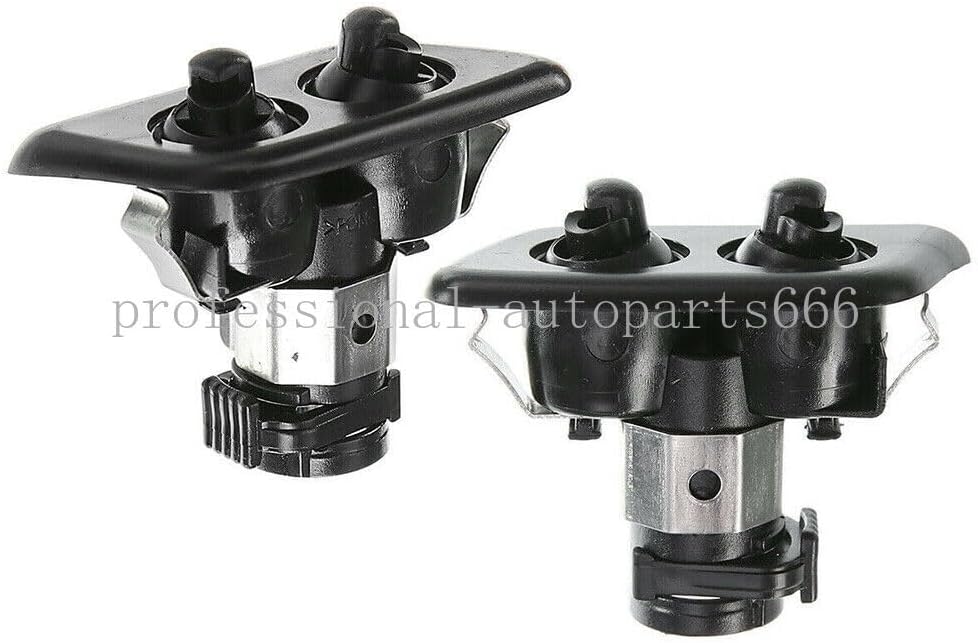 ya 4 8.14 1PairFront Left + Right Headlight Washer Nozzle for BMW 525i E39 528i 530i 540i M5