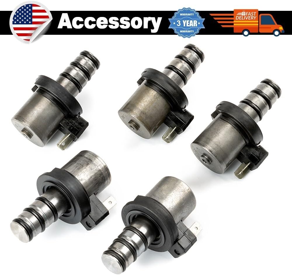 ya 10 9.16 baidi 5-piece transmission shift solenoid valve for Mitsubishi F5A51 V4A51 R4A51 F4A41 MD758981-