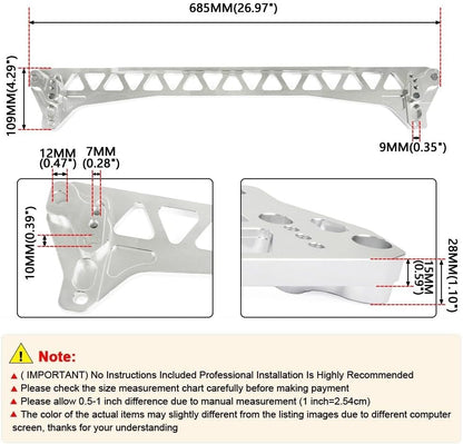 ya 13 9.15 baidi Billet Rear Lower Control Arm+ Subf for Ram e Brace LCA for Honda for Civic 88-95 EG SL