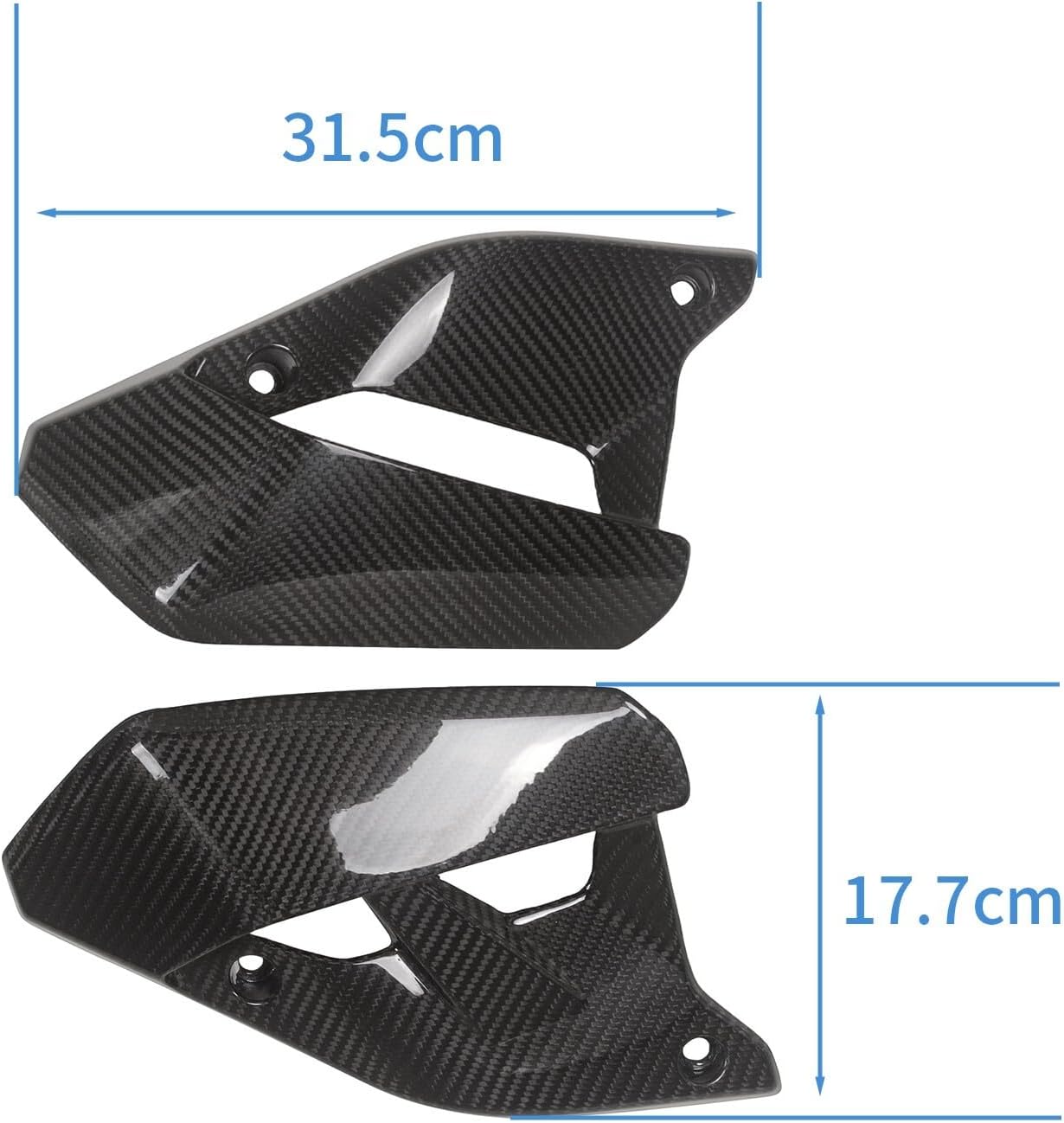 ya 2 8.15 for Ducati Monster 797 100% Carbon Fiber Side Panels Protect Fairing Cover Gloss