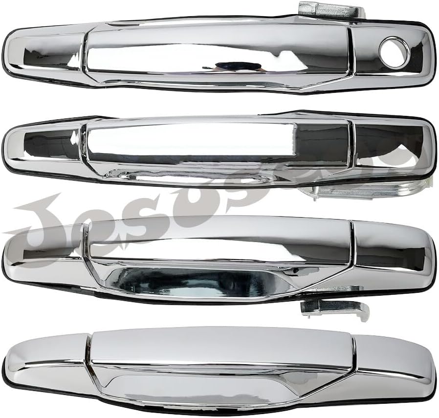 ya 9 10.24 1Set Chrome Outside Door Handle Fit for Silverado for Sierra Tahoe for Yukon 2007-2013