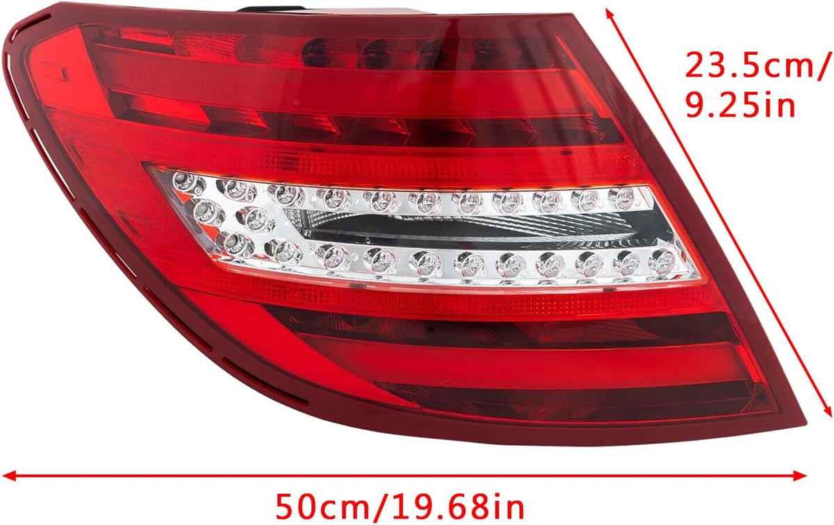 ya 10 9.16 zhengce Left Tail Light Rear Lamp For W204 C250 C300 C350 C63 2011-2014 #1