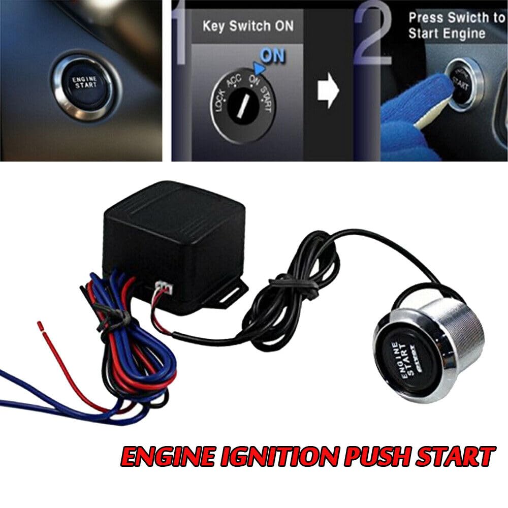 ya 8 8.24 baidi Universal Starter Button Engine Start Button Start Kit Lgnition
