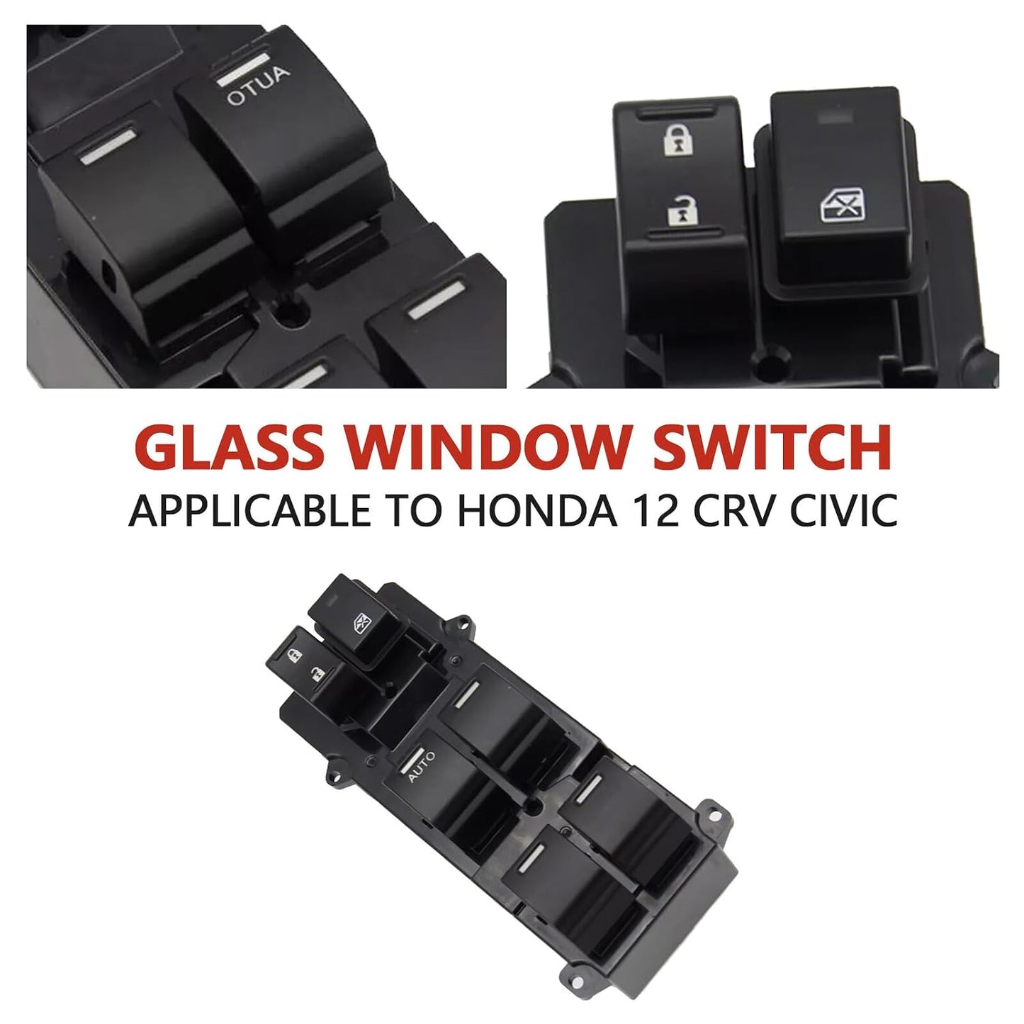 ya 4 8.8 Main Power Window Control Switch for Honda CRV CR-V 2011-2013 35750-T0A-H01M