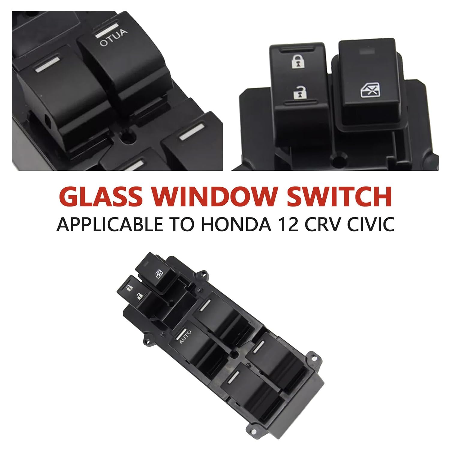 ya 4 8.8 Main Power Window Control Switch for Honda CRV CR-V 2011-2013 35750-T0A-H01M