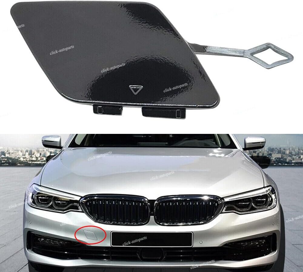 ya 27 10.13 baidi 51117427448 Front Bumper Tow Cover Fits 2017 2018 for BMW 530e 530i xDrive 540i-1