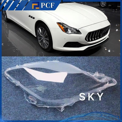 ya 4 8.14 for Maserati Quattroporte 14-2017 Headlight Lens Cover + Glue Right Passenger 