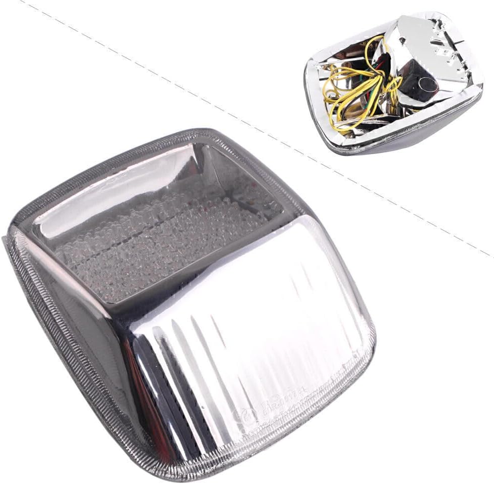 ya 4 8.10 LED Brake Taillights w/Turn Signals For Harley Deuce All Years/V-ROD 2002-2011