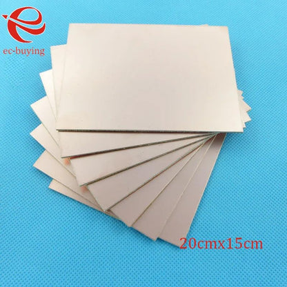 ya 16 10.20 baidi Copper-clad lam te, CCL 20x15 cm, 1.5 mm FR4, General Purpose Board -
