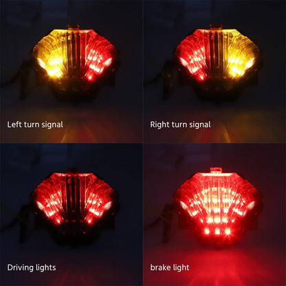 ya 23 10.7 baidi Integrated LED Taillight Brake Lamp Turn Signal for Yamaha MT-03 MT-25 2016-2019a