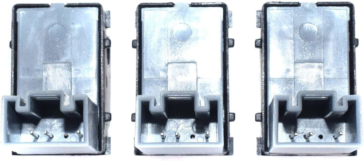ya 11 9.14 zhengce Chrome Power Window Control Switch 3pcs for VW for Tiguan for Jetta for Gol