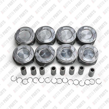 ya 4 8.24 baidi 8 Pieces Pistons and Rings Compatible with for Mercedes-benz CLS500 CLS550 CL500 M278 4.6