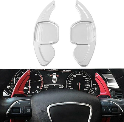 ya 5 8.24 baidi Silver Steering Wheel Shift Shifter Paddle Fit for Audi A3 A4L A5 A6L A7 A8 S5 S6 S7