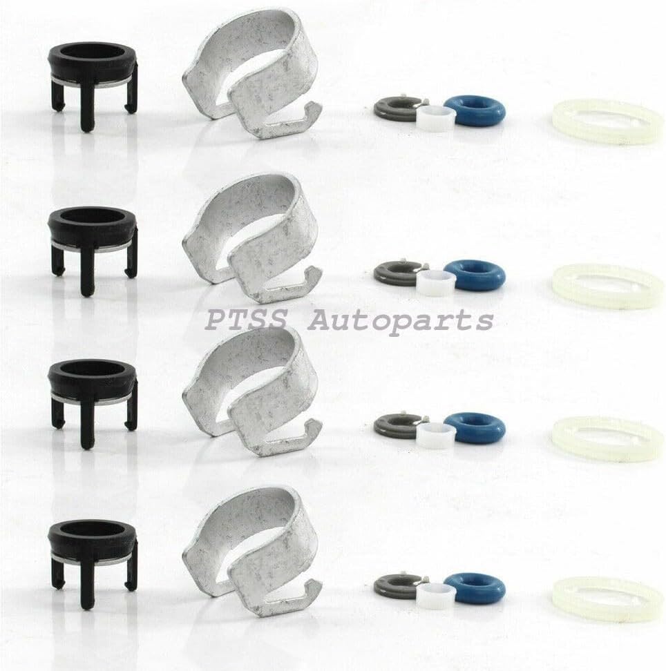 ya 10 9.16 baidi 4 PCS OE Fuel Injector O-ring Seals Repair Kit for VW AMAROK CC EOS 2.0