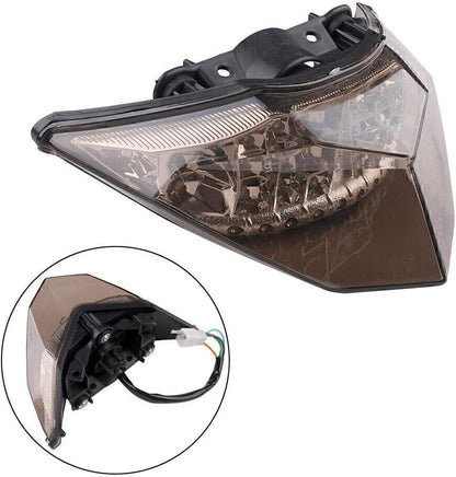 ya 4 8.8.2 Smoke Rear Brake Turn Signals LED Stop Tail Light for Kawasaki 300R 2013