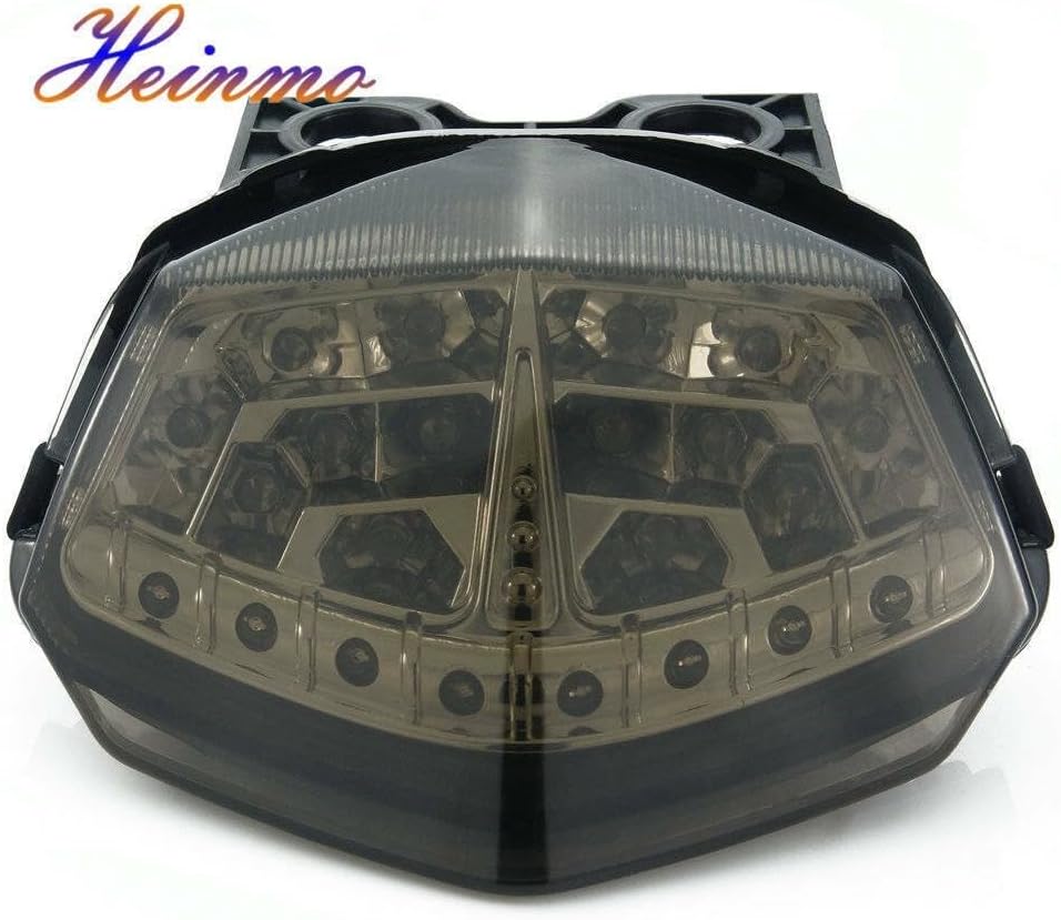 ya 4 8.24 baidi for Kawasaki Ninja 250R EX250 2008-2012 Tail Light Integrated LED Turn Signal