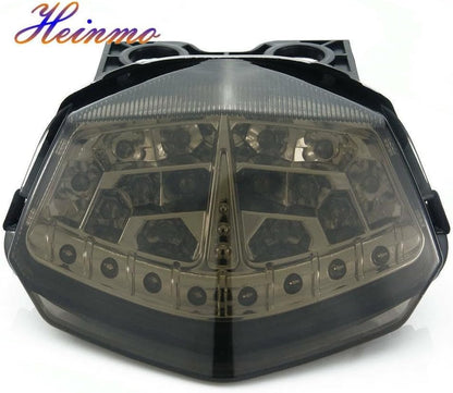ya 4 8.24 baidi for Kawasaki Ninja 250R EX250 2008-2012 Tail Light Integrated LED Turn Signal