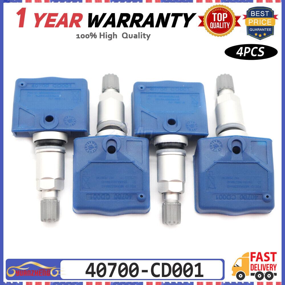 ya 2 8.15 4PCS TPMS Tire Pressure Sensor for Nissan 350Z Infiniti FX35 FX45 40700-CD001