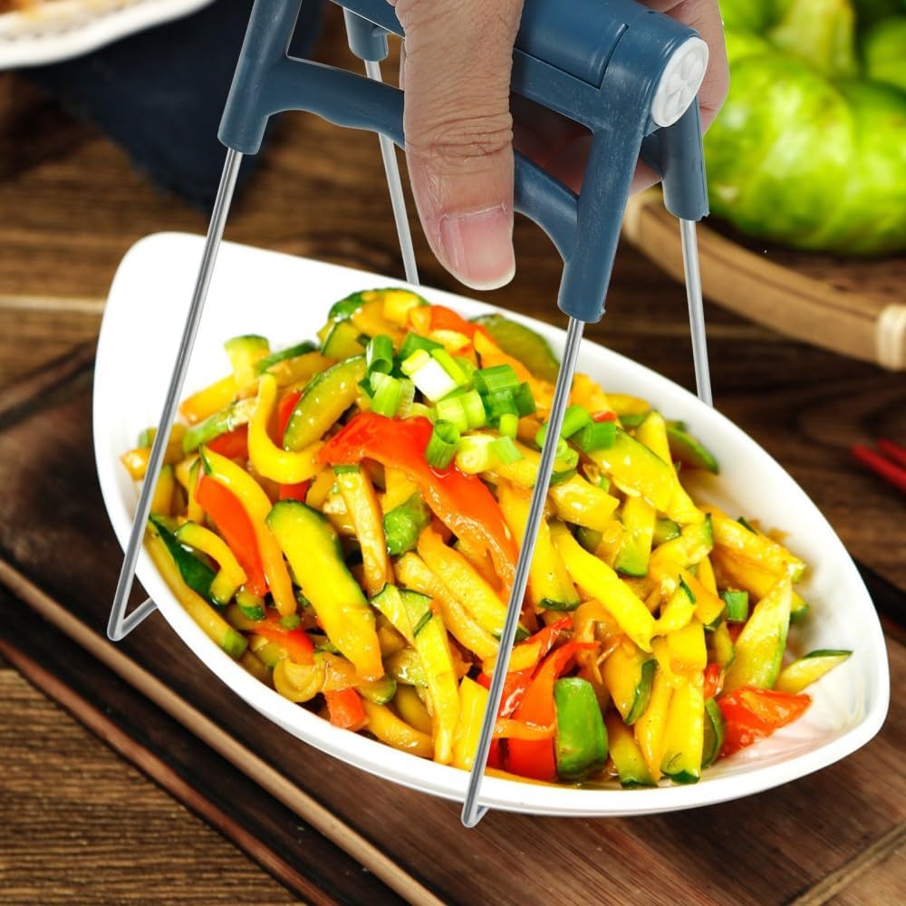 ya 14 9.20 baidi Air Fryer Holder Hot Plate Lifter Anti-scald Dish Tongs Bowl Clamps-1