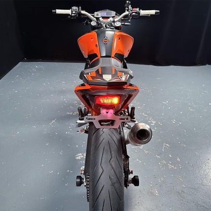 ya 13 9.15 baidi 690 DUKE R 2012-2018 Foldable Fender Eliminator License Plate Tail Brake Light