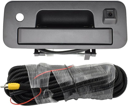 ya 9 10.24 Tailgate Handle with Camera #90606-9FM1A Black Fits 2013-2015 for Nissan Titan