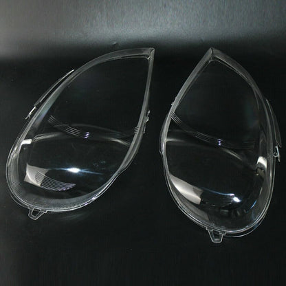 ya 4 8.14 Fit for Mercedes-Benz W163 ML Class 2002-05 1 Pair Headlight Headlamp Lens Cover