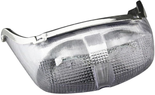ya 4 8.8.2 Clear LED Stop Tail Light Brake Turn Signals for Yamaha 1998 1999 2000 YZF R6
