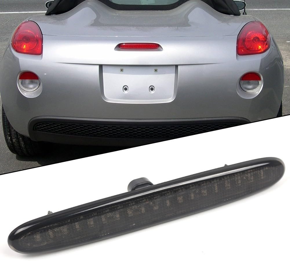 ya 13 9.15 baidi 1X High Level Brake Light Rear Third Stop For for Pontiac SOLSTICE 2006-2009,Black