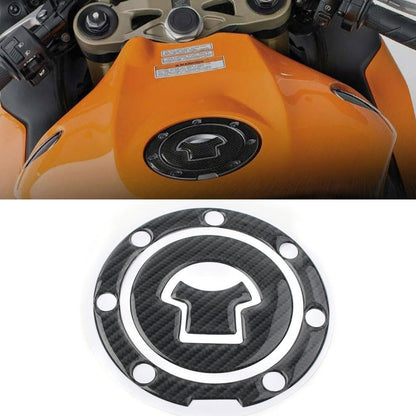 ya 4 8.10 Fit 03-15 for Honda CBR600RR Carbon Fiber Look Gas Tank Fuel Cap Cover Protector Pad