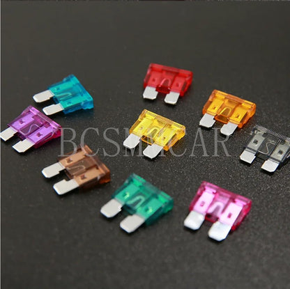 ya 6 8.24 baidi 50x Car Truck Micro Blade Fuses 5A 7.5A 10A 15A 20A 25A 30A Fuse Assortment Kit