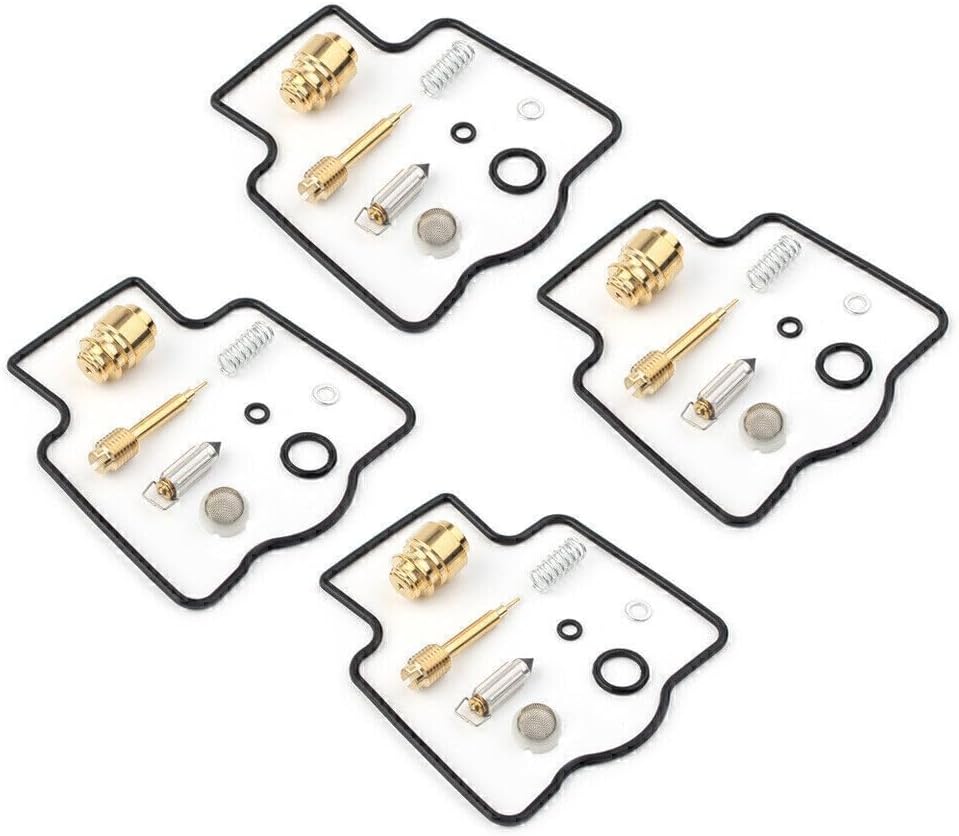 ya 2 8.15 for Yamaha YZF600R YZF 600 R 2000-07 4x Carburetor Carb Re2x Rebuild Seal Kit