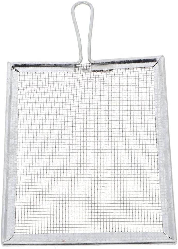 ya 14 9.20 baidi Square Sieve Ceramic Tools Multi-purpose Strainer Metal Fine Mesh-1