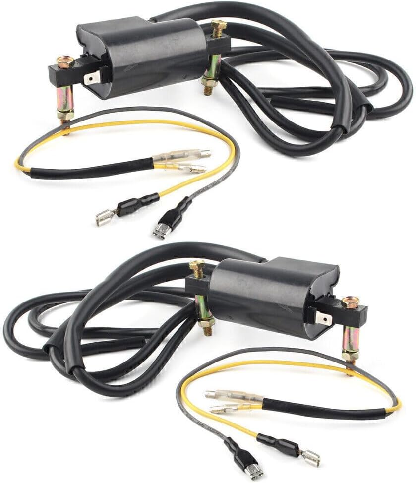 ya 13 9.15 baidi 2x Ignition Coils Wire for Honda 700SC/750/900/1000/1100F VF700C/750/CB550S
