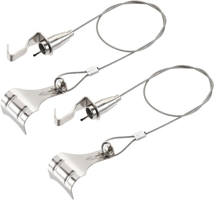 ya 26 10.21 baidi Picture Hanging Wire Kit, 2Set 0.5M Hanging Wire with Lar S-Hook, Load 66 lbs