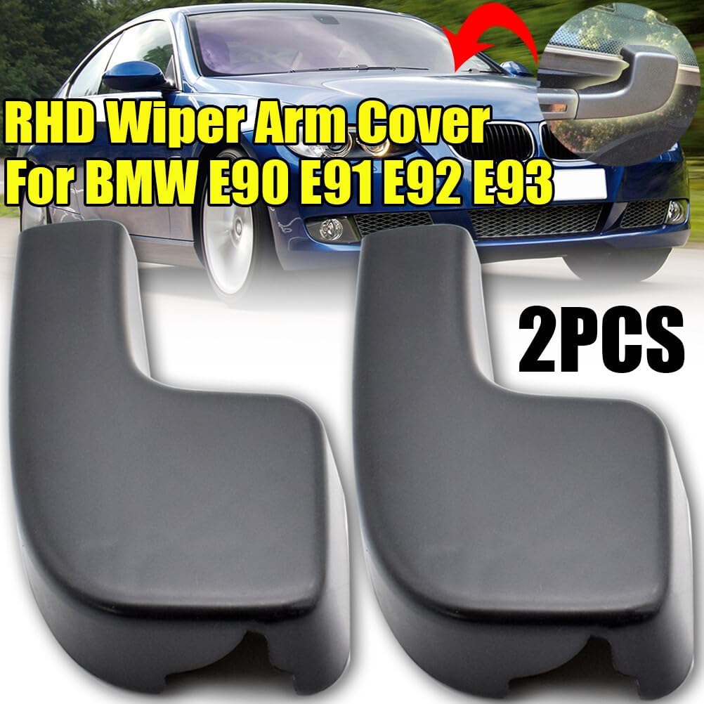 ya 2 8.15 Pair Front Right Wiper Arm Head Nut Cover Cap for BMW 3 E90 E91 E92 E93 7138991