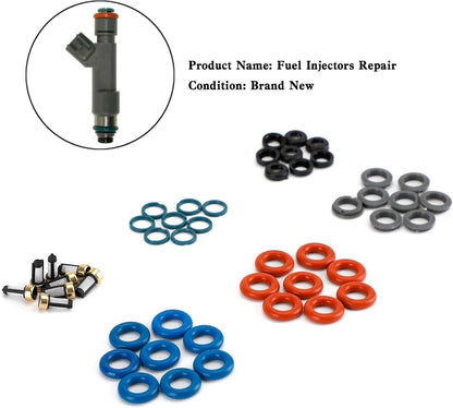 ya 23 10.7 zhengce 8PCS Fuel Injectors Repair Seal Kit Filter Cap FJ1073 for Volvo S80 XC90 4c