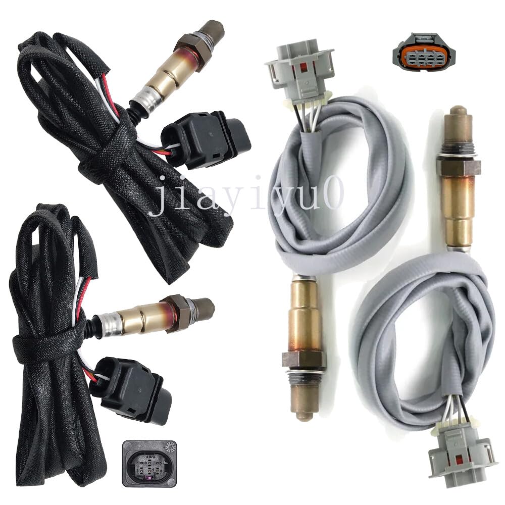 ya 4 8.8 4X Oxygen Sensor Upper+Undder for 2014-2016 for Porsche 911 3.8L Only fit Non-Turbo