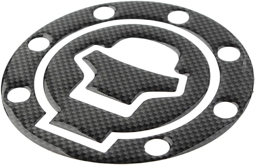 ya 4 8.10 Fit 97-03 GSXR-600/750/1000 Carbon fiber Gas Tank Fuel Cap Cover Protector Pad