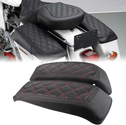 ya 11 9.14 baidiRed Waterproof Hardbag Saddlebag Lid Covers for Harley Touring 2014-2024 New