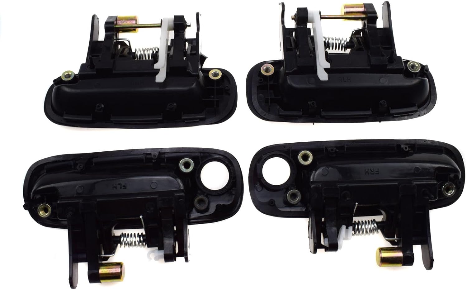 ya 2 8.15 8Pcs Front Rear Black Outside Inside Door Handles for Toyota for Corolla 1998-2003