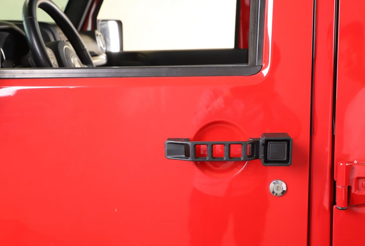 ya 10 9.16 baidi Black Exterior Door Handles for 2007-2018 for Jeep for Wrangler JK 2/4 Door Replament