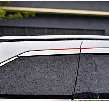 ya 4 8.8.2 for Toyota for Sienna 2021-2023 Chrome ABS Window Visor Vent Shade Sun Rain Guard 6X