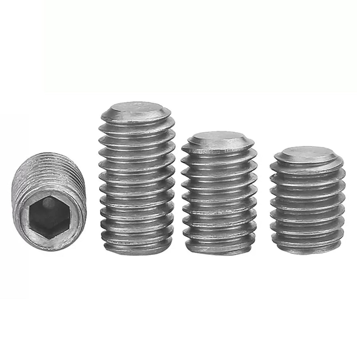 ya 16 10.20 baidi Titanium GR2 Hex Socket Set Screw Cup Point Grub Screws M1.6 M2 M2.5 M3 M4 M5 M6-2