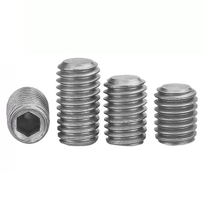 ya 16 10.20 baidi Titanium GR2 Hex Socket Set Screw Cup Point Grub Screws M1.6 M2 M2.5 M3 M4 M5 M6-2