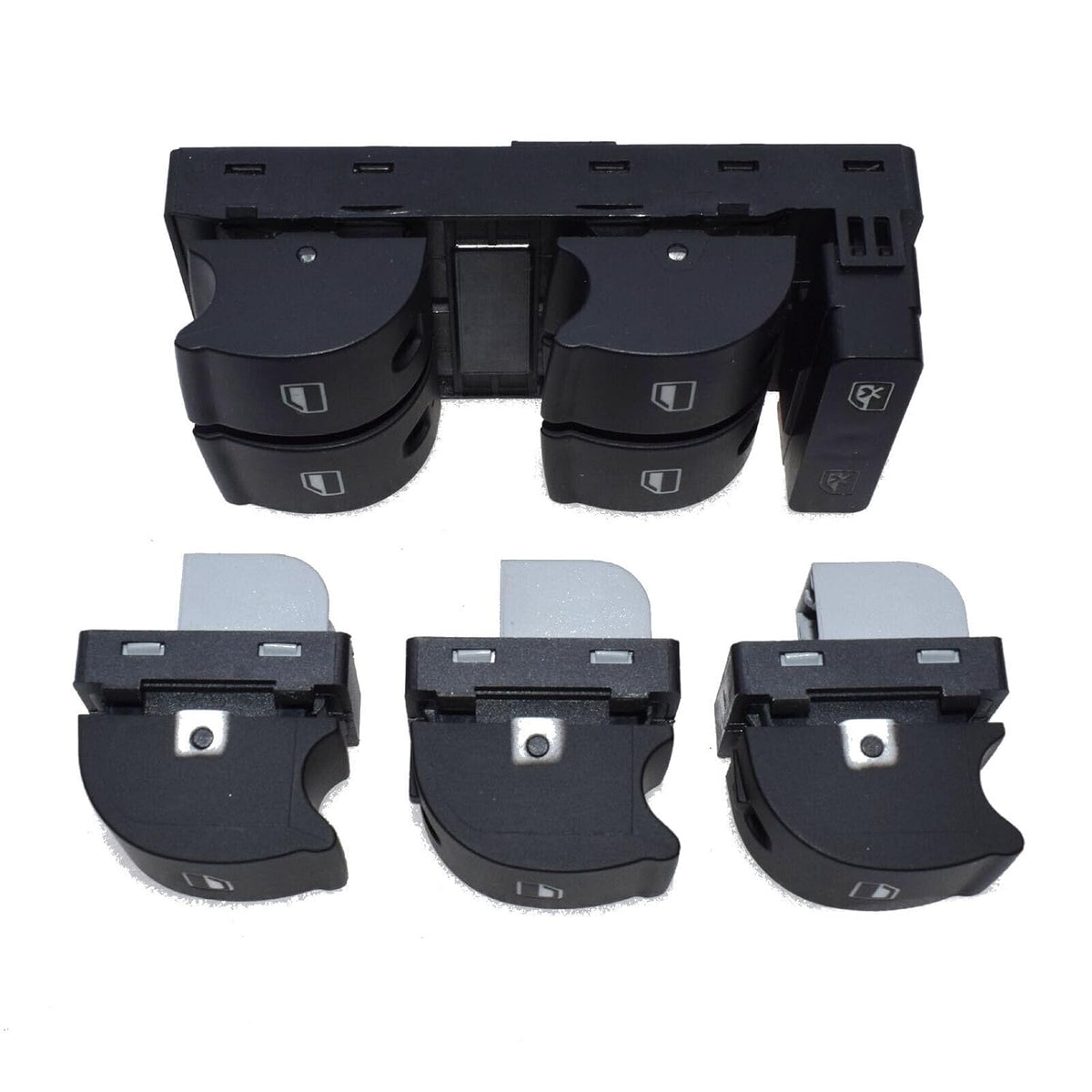 ya 4 8.8 Suitable for Audi A4 B6 B7 RS4 seat Exeo Master Passenger Powert Window Switch Button 4 Pieces