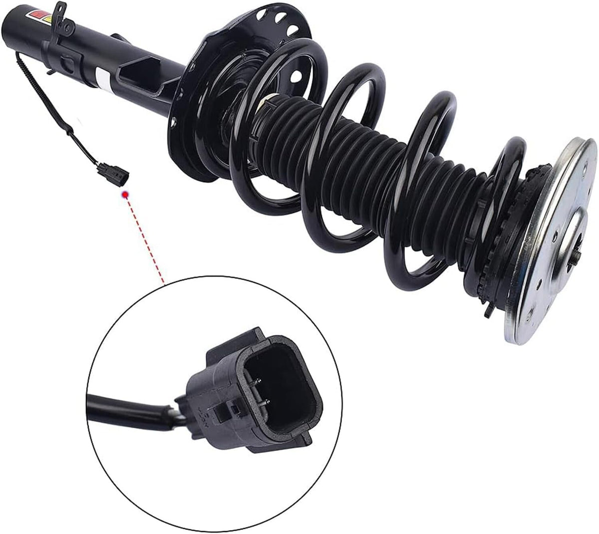 ya 12 10.8 baidi 2X for Range Rover Evoque 2012-2018 Rear Shock Absorber Strut Assys w/Electric