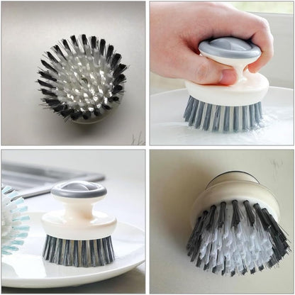 ya 26 10.21 baidi Small Kitchen Brush with Handle Kitchen Cleaning Brush Dish Brush Multi-use
