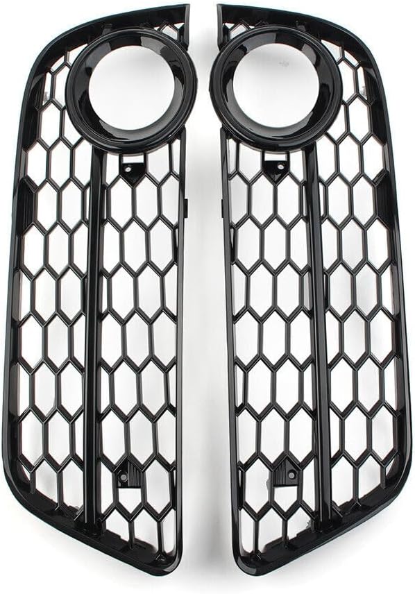ya 2 8.15 2xHoneycomb front bumper fog light grille protective cover suitable for Audi A5 2008-2011 2010