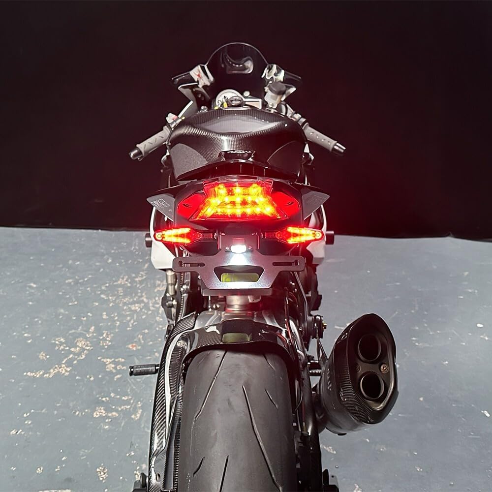ya 13 9.15 baidi for BMW S1000RR S1000R Rear Turn Signal LED Brake light Taillight Indicators