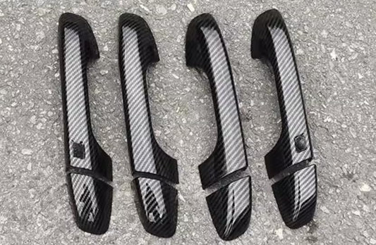 ya 5 8.10 ABS for Kia Sportage KX5 17-21 Carbon Fiber Exterior Side Door Handle Cover Trim